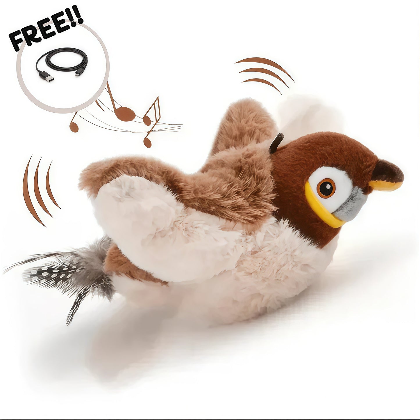 🎅Christmas Hot Sale 49% OFF - Interactive Flying Bird Cat Toy