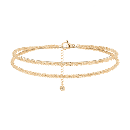 🎁Final 3 Hours: Only $16.99🎉🔥Dainty Layered Anklet For Women