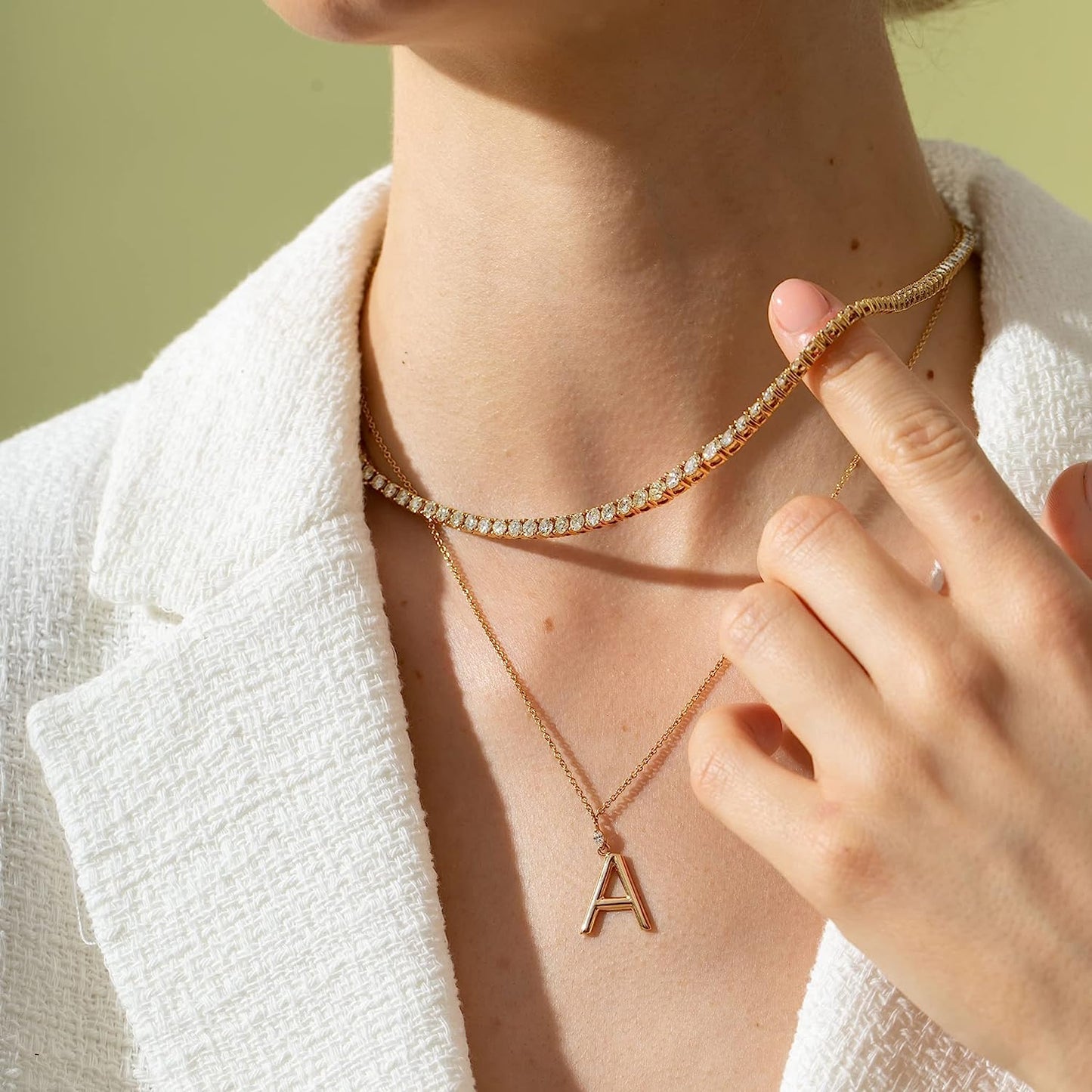 💥"Crystal' Tennis Necklace