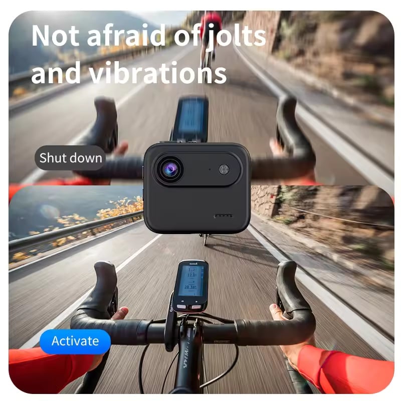 Mini Sports Camera 4K Ultra Clear Recording  VLOG Recorder Flip Screen Anti Shake 143 ° Wide-angle Student Travel Camera Portable