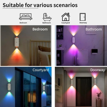 Smart Rechargeable LED Night Light  – RGB Gradient Ambient Lighting