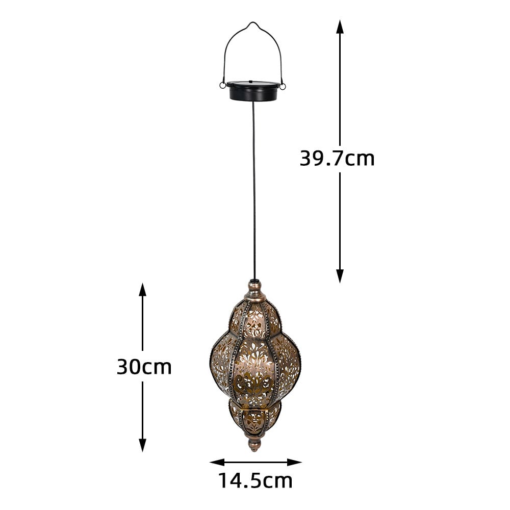 🌙Moroccan Style Artisan Solar Lights Outdoor - IPX44 waterproof✨