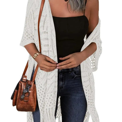 👗Womens Knit Cardigan Oversized Open Front Outwear New Spring  & Summer