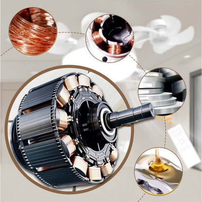 🌀New E27 Socket Ceiling Fan Light – 2‐in‐1 Silent LED Fan with Remote Control