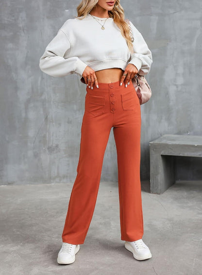 🔥Last Day 49% Off🔥-Women's Casual High Waist Stretch Pants