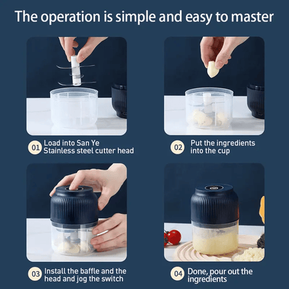 🔥HOT SALE 50% OFF🔥Cordless Multifunctional Mini Electric Garlic Chopper