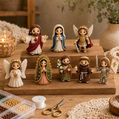 Tiny 3D Beaded Faith & Angel DIY Kit✨🕊️