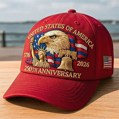 🔥Eagle & Liberty – United States 250th Anniversary Hat