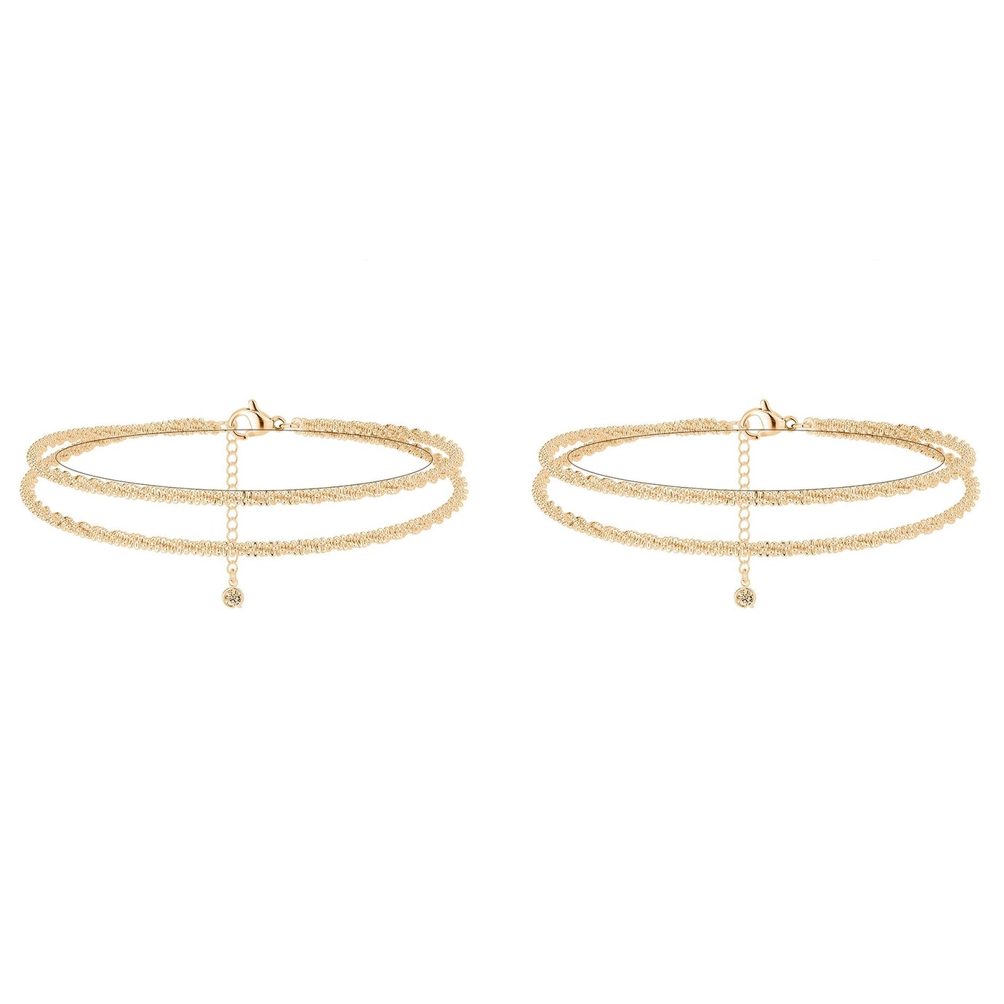 🎁Final 3 Hours: Only $16.99🎉🔥Dainty Layered Anklet For Women