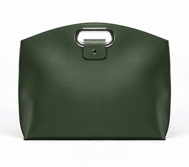 The 2-Piece Set:  Sophisticated Business Waterproof Leather Laptop & Tote Set