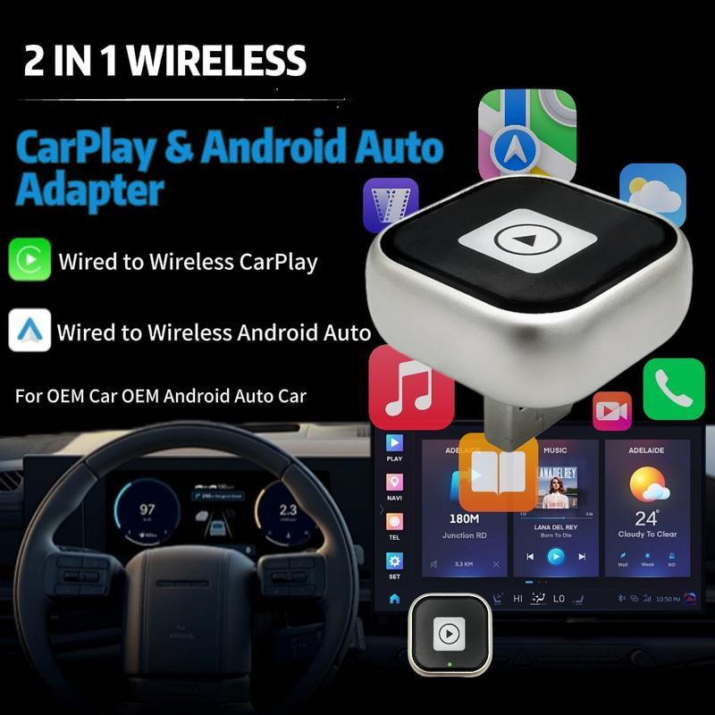 💥 Mini Wireless CarPlay/Android Auto Adapter