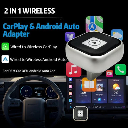 💥 Mini Wireless CarPlay/Android Auto Adapter
