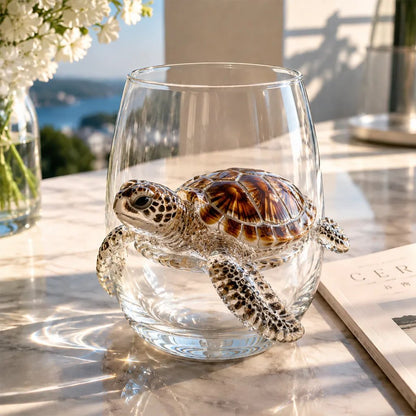 🌊 3D Ocean Animal Artisan Glassware Collection