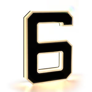 ✨ 9-inch Lighted House Numbers for Outside