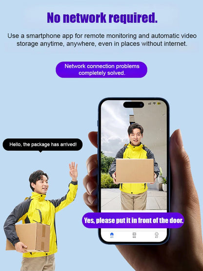 [Hidden Camera 1080P HD night vision]No WIFI or electricity required💯Tiny and installs in 1 second ⚠️Remote real-time viewing