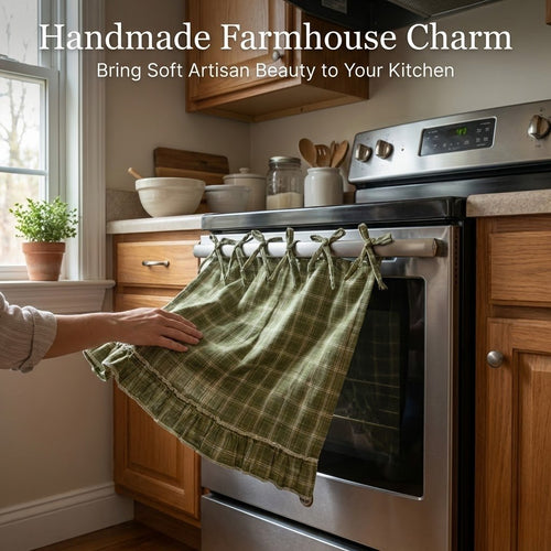 🔥Last Day 49% OFF - 👗🔥 Handmade Farmhouse Oven Skirt - Artisan Kitchen Collection