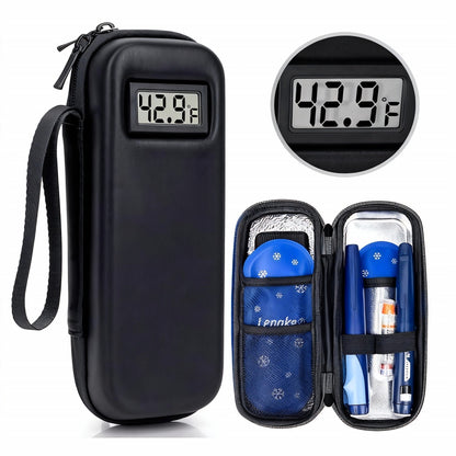 ❄️Insulin Cooler Travel Case with Temperature Display