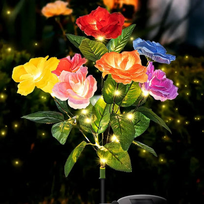 🎁Promotion 49% OFF🔥☀️2026 NEW Solar Simulated Garden Lights,upgraded solar panels, dustproof and waterproof