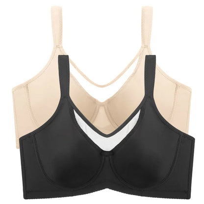 💐Women's Elegant Sheer Full Coverage Plus Size Bra