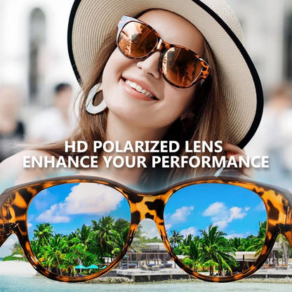 📢😎2026 New Polarized UV400 Protection Trendy Round Cat-eye Sunglasses 😺🕶️