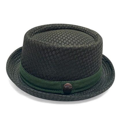 Summer Breathable Mesh Pork Pie Hat
