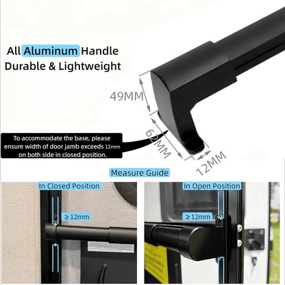 🚗All-Aluminum RV Screen Door Handle Bar