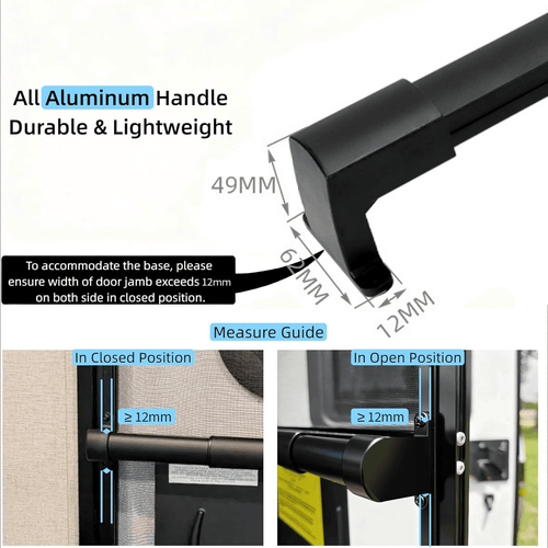 🚗All-Aluminum RV Screen Door Handle Bar
