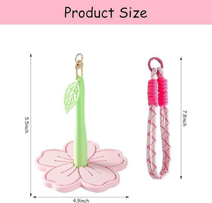 Portable Wrist Yarn Holder🌸 Craft Anytime, Anywhere — With a Little Sakura Magic on Your Wrist! 🧶✨