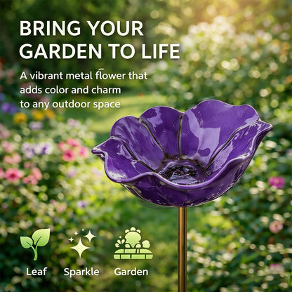 💖🎁2026 Mother's Day Gifts 49% Off--🎁Handmade Metal Flower Garden Stake🐦