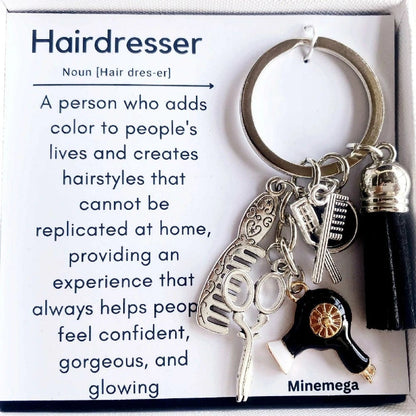 🎁💕Hairstylist Gift Keychain(without gift box)