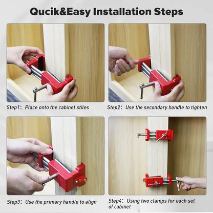 Cabinet Clamps with Drill Guide