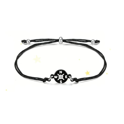 Graduation Compass Bracelet for Class of 2026 – Inspirational Gift for Her Him, High School College 8th Grade Graduate, Stainless Steel with Heartfelt Card & Graduation Cap Box
