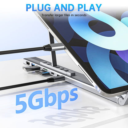 🏠💻 8-in-1 USB-C Laptop Stand