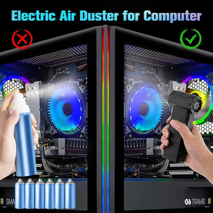 Cordless Electric Air Blower – Turbo Jet Fan, Rechargeable, Dust & Snow Cleaner