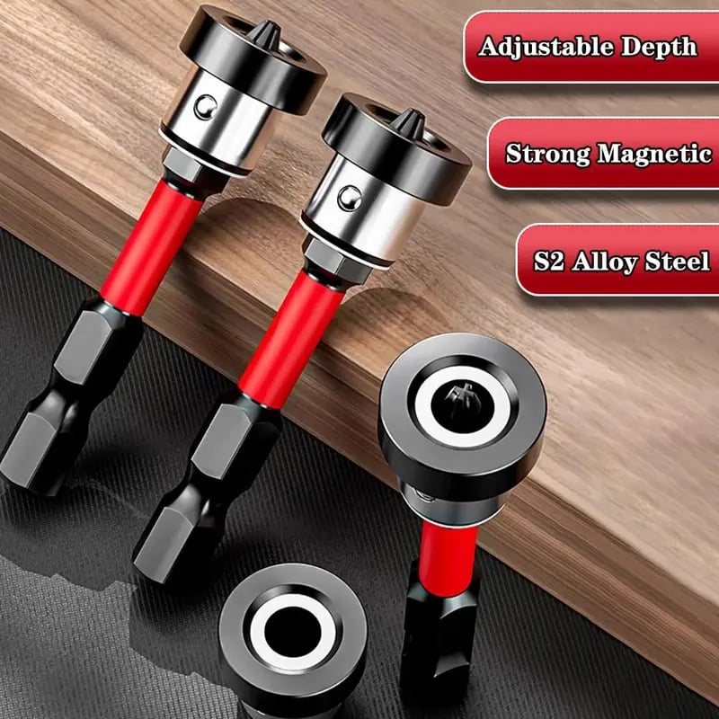 5 pcs Drywall Bit Attachment with Depth Stop