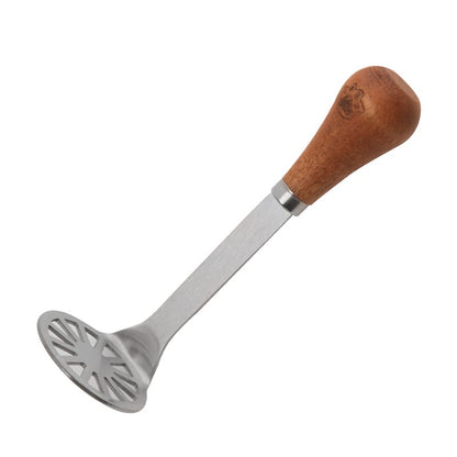 🍽️ Master the Art of Mashing✨ 2-Pack Stainless Steel Mini Mashers with Wooden Handles - For Smooth, Effortless Perfection!
