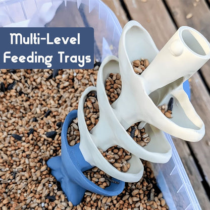 🐟🐦Fish Bones Hanging Bird Feeder