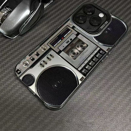 🔥Hot Sale 49% off🌟📼 Retro Cassette Player Pattern Silicone Phone Case Applicable to the Iphone
