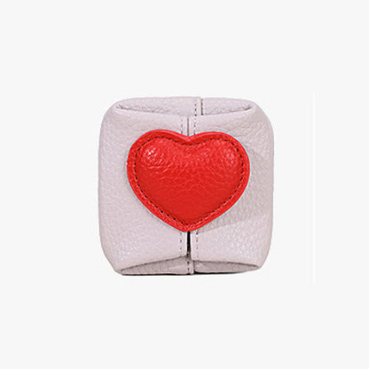 Sweetheart Mini Leather Pouch