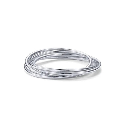 Interlocked Rolling Anxiety Fidget Ring | Spin Your Stress Away