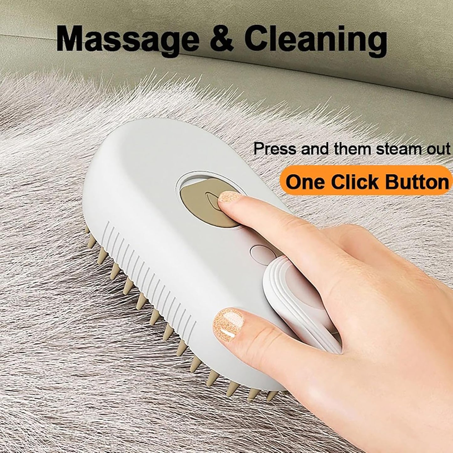 🔥Last Day Promotion 49% OFF⌛Upgrade 4 in 1 Pet Steam Groomer Comb