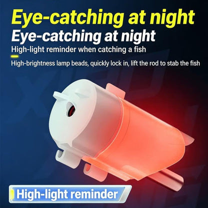 🎣 Smart LED Fishing Bite Alarm – High Sensitivity Intelligent Sensor – Day & Night Luminous Hook Alert ✨