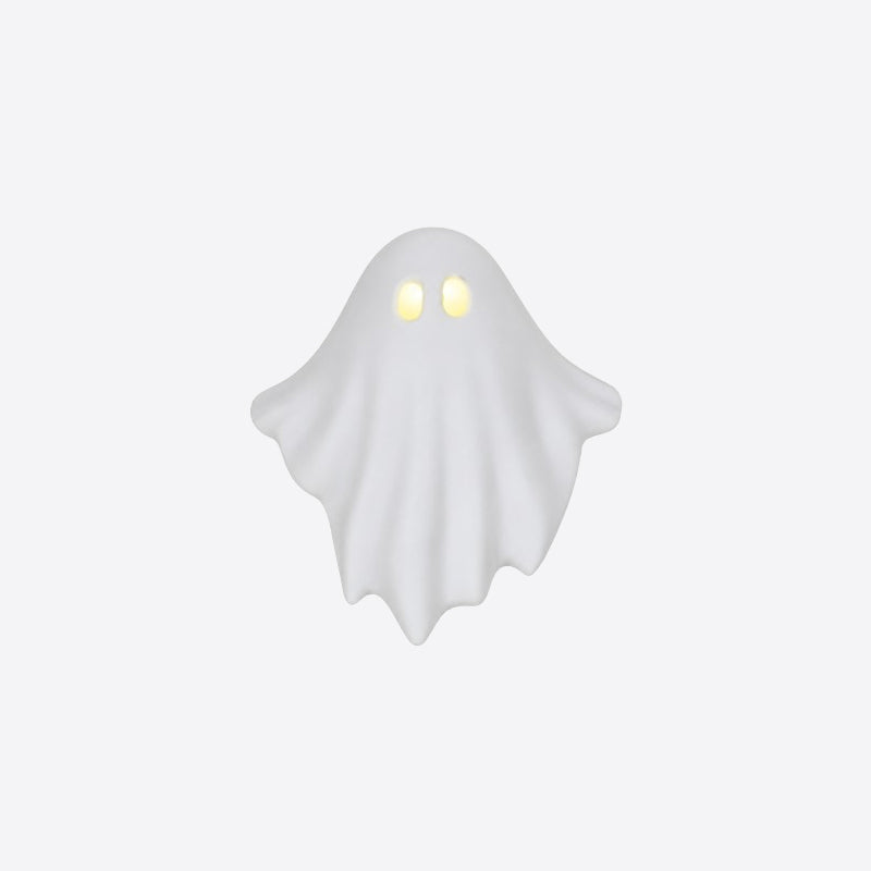 Luminous Ghost Ornament – Cute LED Halloween Tabletop Decor for Mantel, Shelf & Entryway