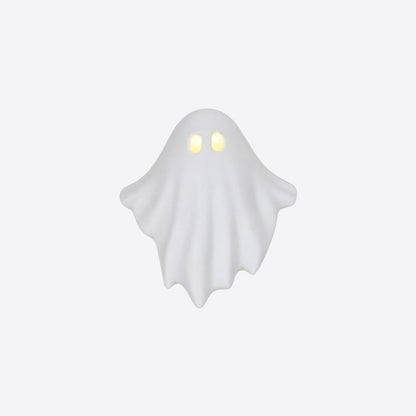 Luminous Ghost Ornament – Cute LED Halloween Tabletop Decor for Mantel, Shelf & Entryway