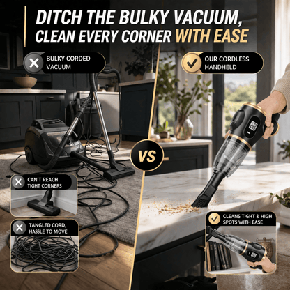 2-in-1 Handheld Vacuum & Air Duster