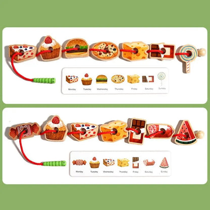 🧠 Wooden Caterpillar Lacing Game: The Montessori Focus & Logic Builder