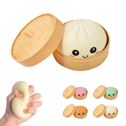 Ultra-rare Rainbow Smile Bun Squishy