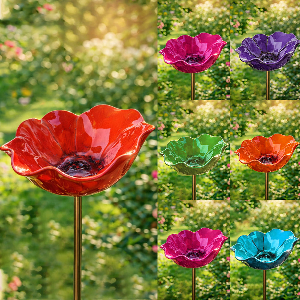 💖🎁2026 Mother's Day Gifts 49% Off--🎁Handmade Metal Flower Garden Stake🐦