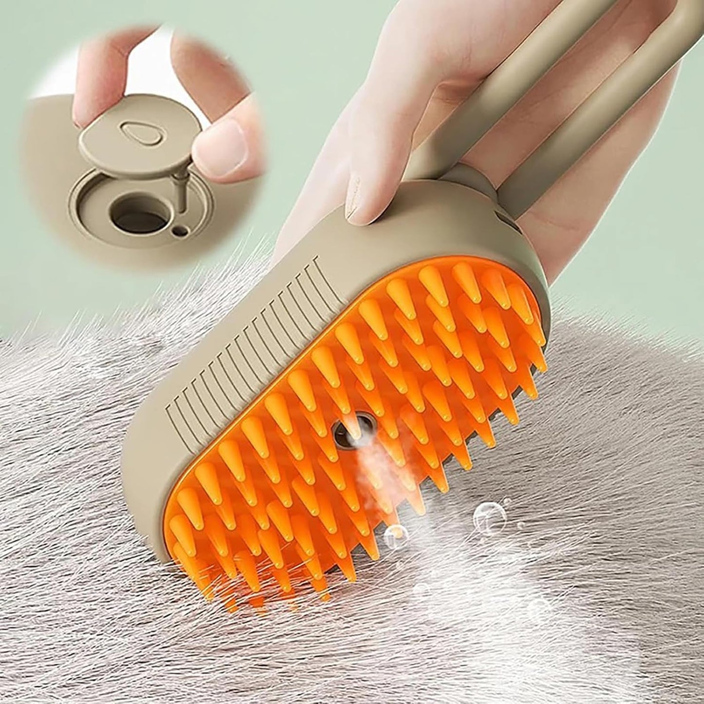 🔥Last Day Promotion 49% OFF⌛Upgrade 4 in 1 Pet Steam Groomer Comb