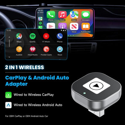 💥 Mini Wireless CarPlay/Android Auto Adapter